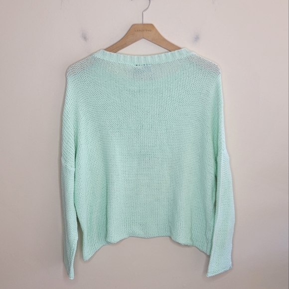 NWT Wooden Ships Pickle Ball Lightweight Crewneck Cotton Blend Sweater Size XS/S - Picture 4 of 6